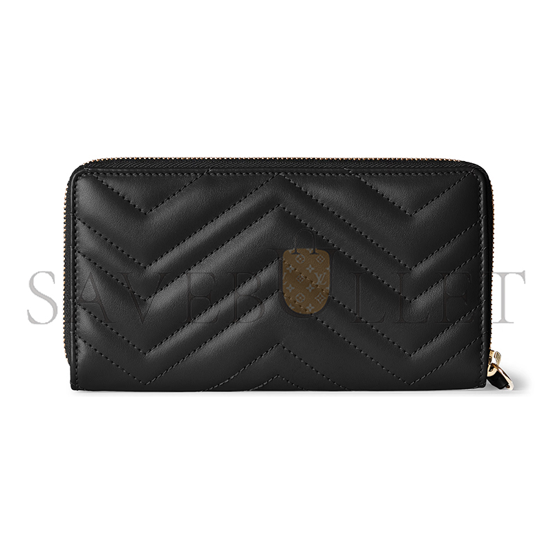 GUCCI GG MARMONT ZIP AROUND WALLET ‎‎‎443123 (19*10.5*2cm)